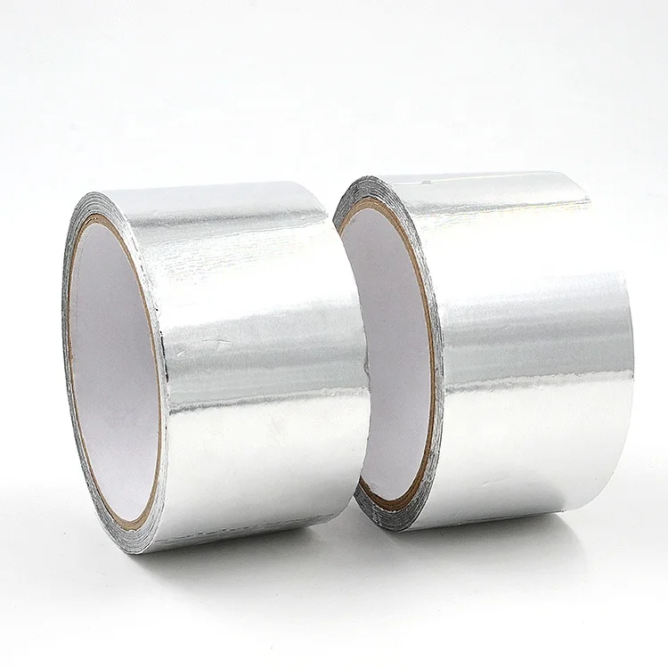 Multifunctional custom solvent based silicone oil release paper film coating self wound aluminum foil reinforced adhesive tape