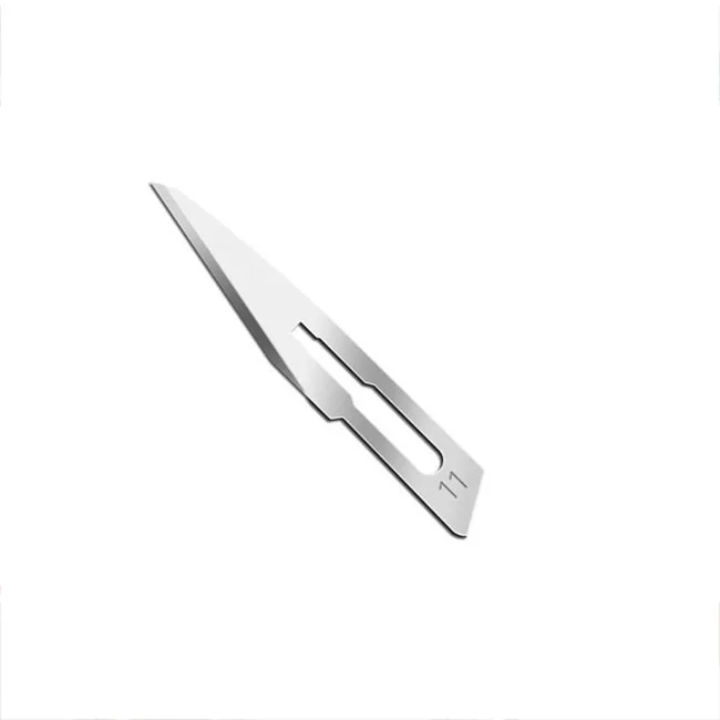 Medical disposable surgical scalpel blade