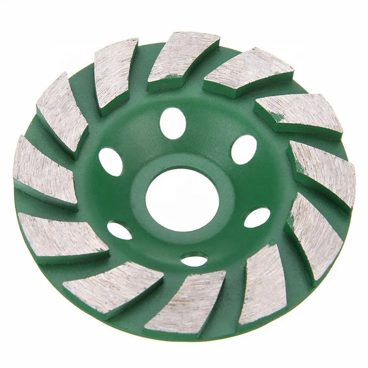 Green diamond grinding disc wheel angle grinder segmented diamond grinding wheel teeth from PEXCRAFT