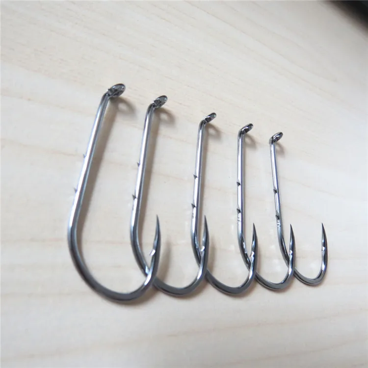 
Long shank octopus beak with ring 10# -5/0 high carbon steel china whole sale fresh salt water fishing hooks for fishing 