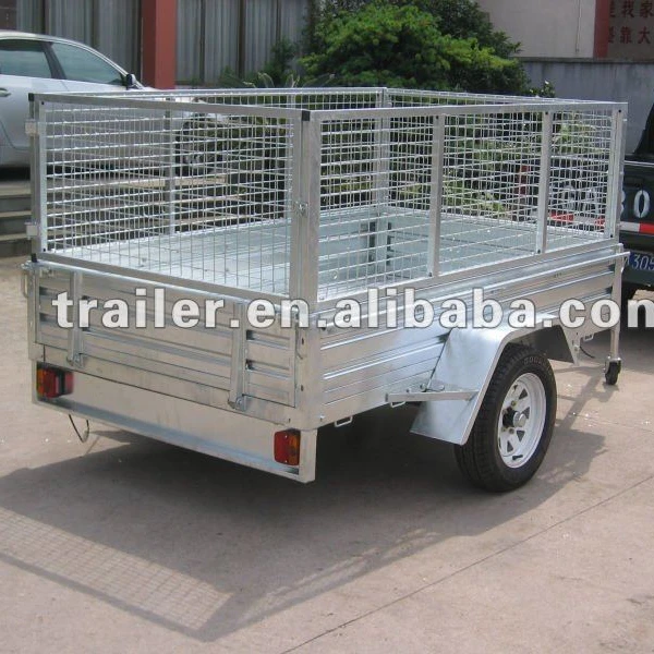 Cage Trailer with Cover Bridge Support