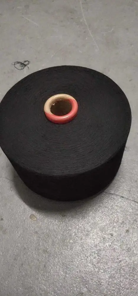 Recycled cotton  yarn open end   dyed   use for golves