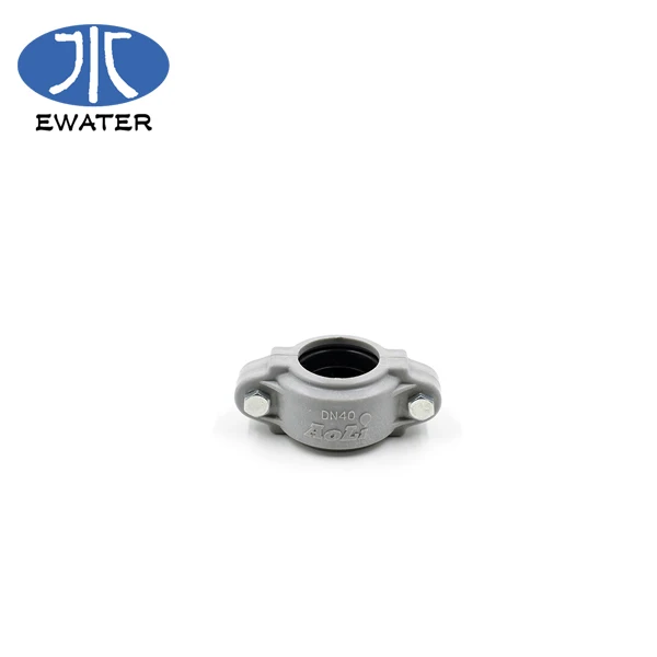 stainless steel  flexible grooved joint clamp and coupling for uf/RO membrane housing DN20-DN300