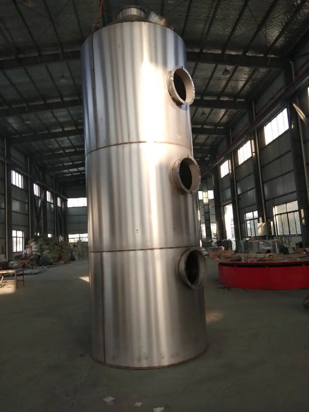 Stainless Steel Industrial Acid Mist Exhaust Gas Purification Spray Tower
