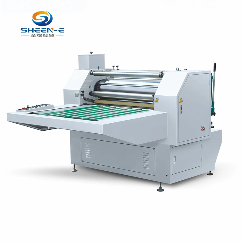 SYFM-1000 semi-automatic waterbased film laminating machine  for BOPP OPP PVC PET sheet to roll roll to roll
