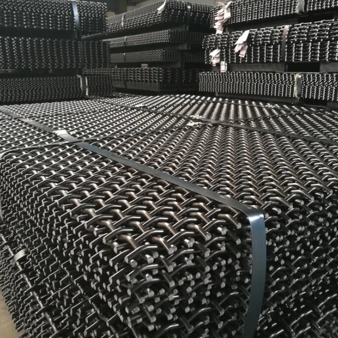 Wholesale heavy duty crimped wire mesh,65Mn vibrating screen mesh
