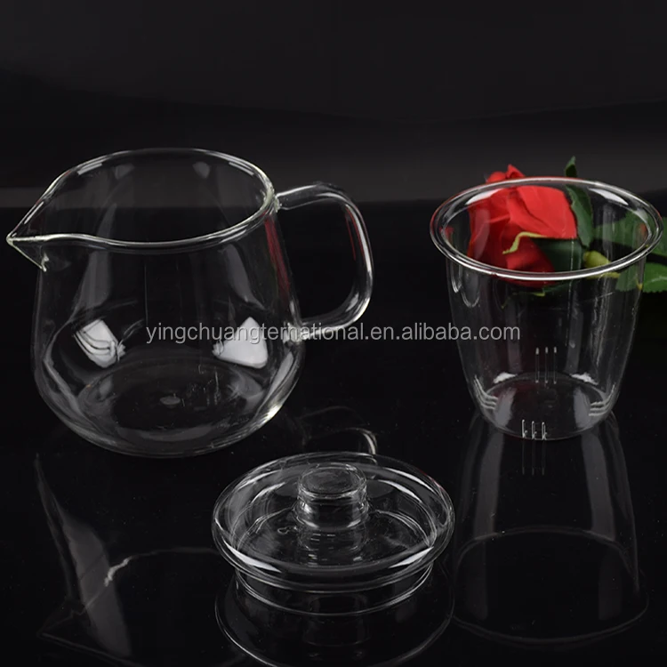 Производитель оптовая стеклянные чайник со стеклом для заварки/ручной взорван