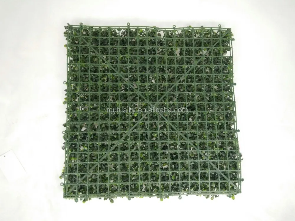 Anti-UV plastic greenery fence panels boxwood artificial hedge for Garden Decoration