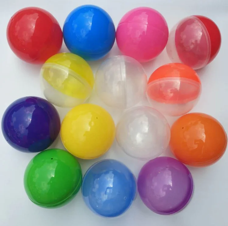good plastic surprise empty capsule toy for kids candy capsule