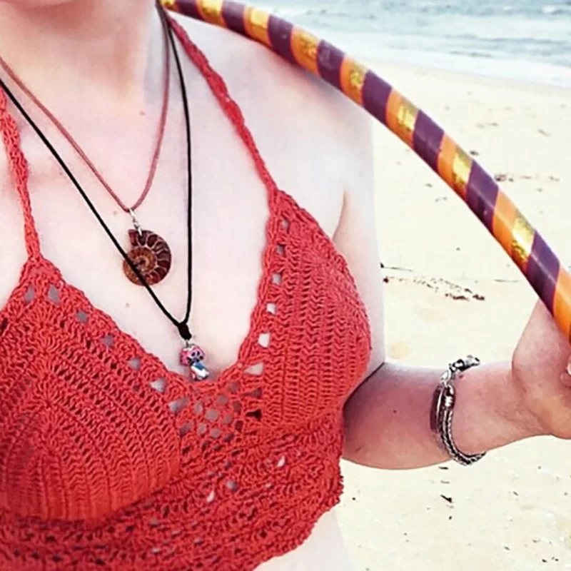 
Euramerican handmade crochet bikini chest wrap women sexy easy matching hot spring women tankini swimwear & beachwear 