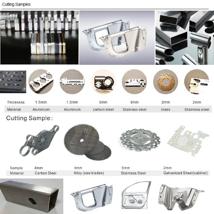 hgtech 500w 1000w 3000W 6000W cnc laser cutting machine metal stainless steel laser cutting service from china