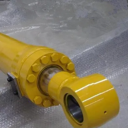 Single acting telescopic hydraulic cylinder for dump trailer