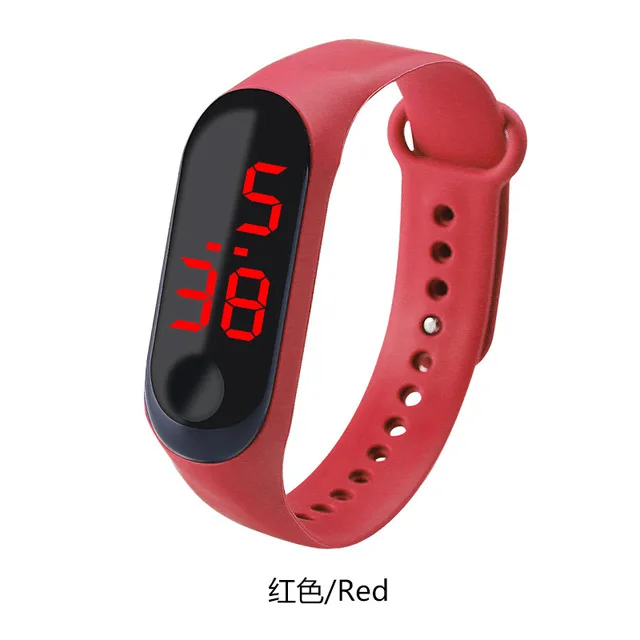 wholesale led sports fashion and colorful wrist silicone led watch latest led bracelet watch