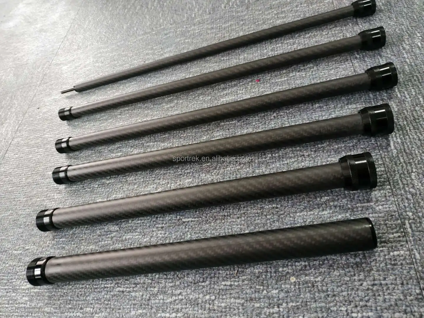 Телескопическая труба из углеродного волокна, 10 м, 12 м, 35 футов, 45 футов
