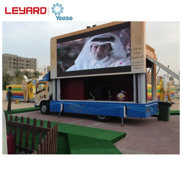 isuzu led screen truck mobile truck for advertising and promotion