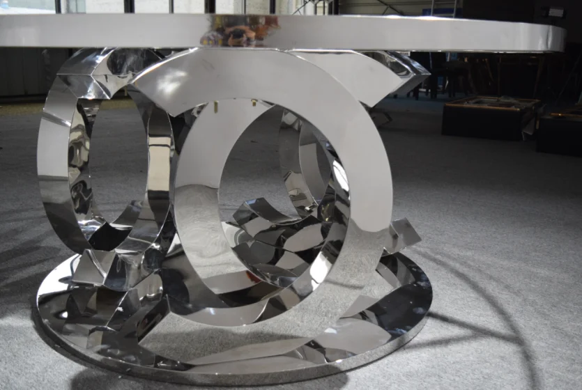 modern design white marble round dining table