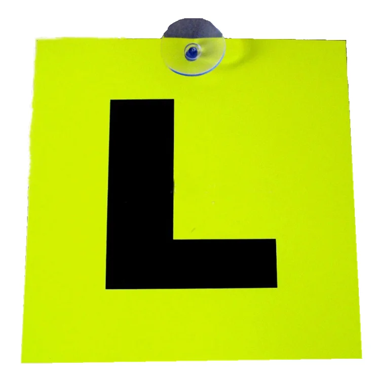 High Quality PVC Car Window Sign with Suction Cup