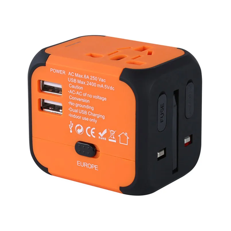 2019 newest 931l travel adapter with dual usb charger,travel charger for mobile accessories