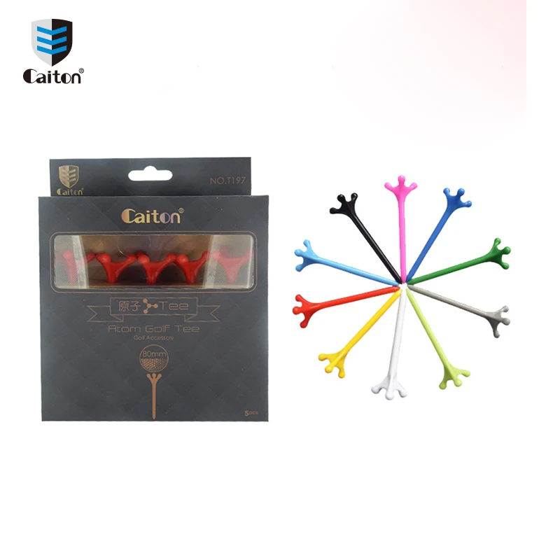 Оптовая продажа с фабрики Профессиональный zero трения 3 зубец 83 мм Прочный Пластик Гольф Тройники аксессуары