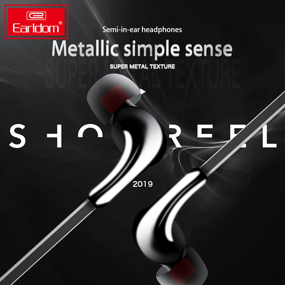 EARLDOM Wired Earbuds with Microphone Wired Earphones with Microphone In Ear Headphones for Laptop, PC, Phone