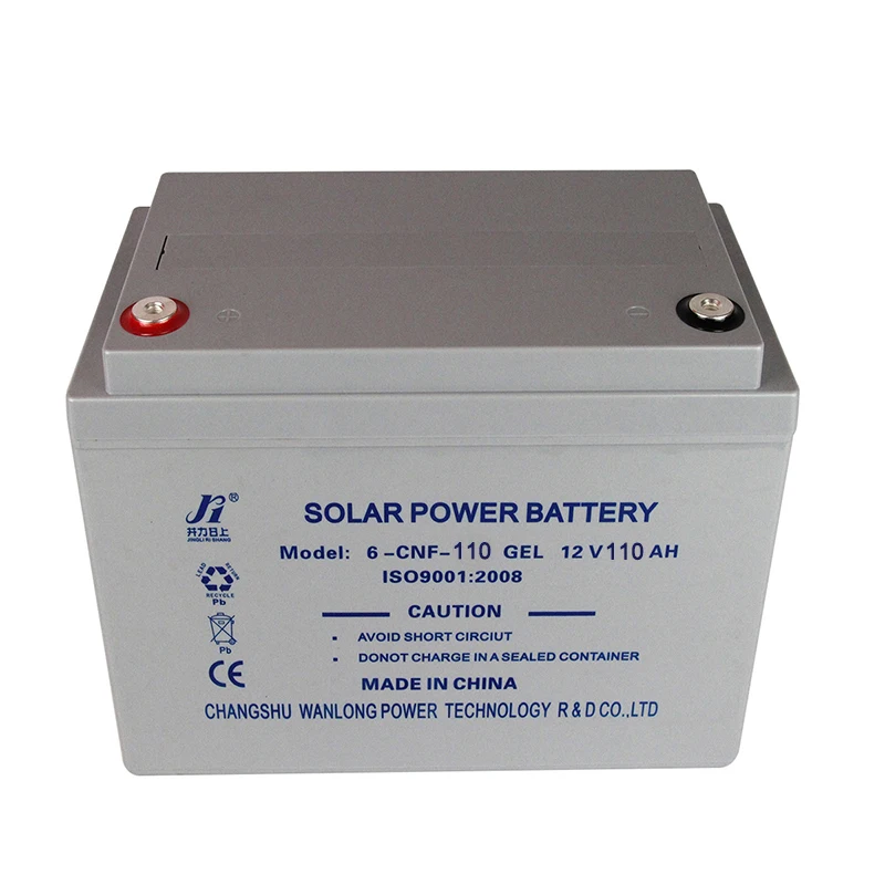 High quality lead acid gel 12v 110ah sealed battery for storage energy/home system