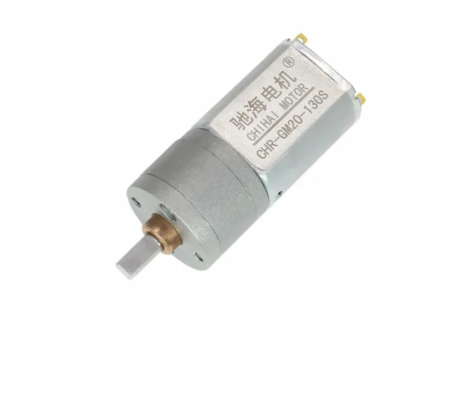 ChiHai Motor CHR-GM20-130S DC High Torque Electronic Motor Reductor 6V 500rpm 3V 245rpm Robot Power Gear Motor