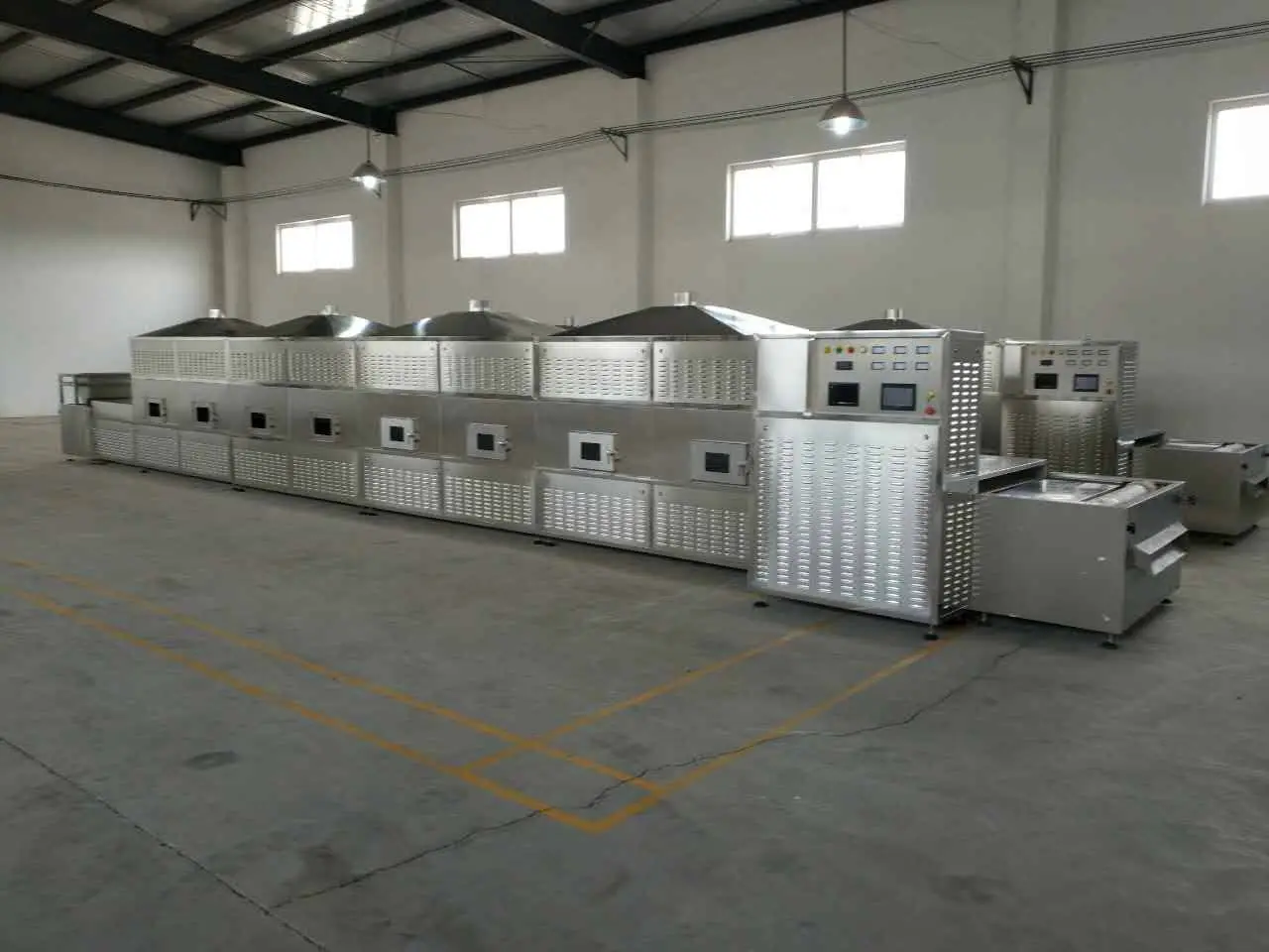 
microwave tunnel industrial dehydrator food tunnel dehydrator tunnel microwave dryer 