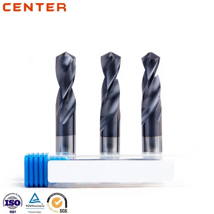 carbide cnc cutting tools stub length drill bits