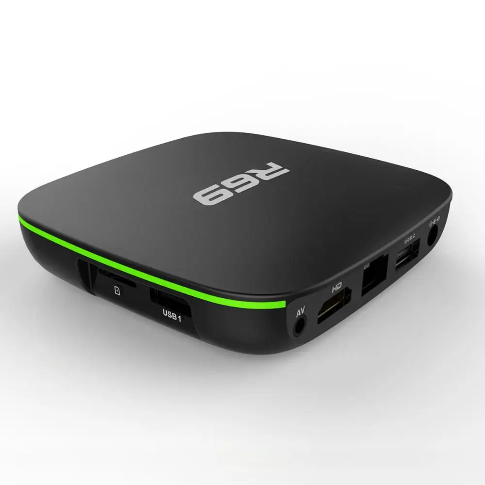 2019 cheapest tv box 1gb 8gb android 7.1 Allwinner H3 android tv box  R69 with factory price