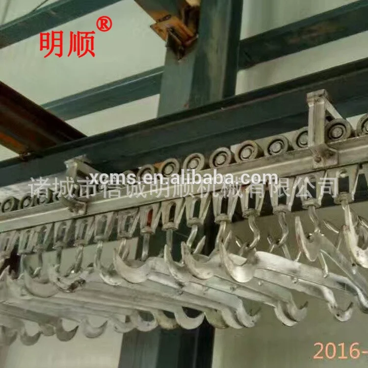 
sheep slaughtering line / sheep slaughterhouse plant /6 roller goat hair removal machine 