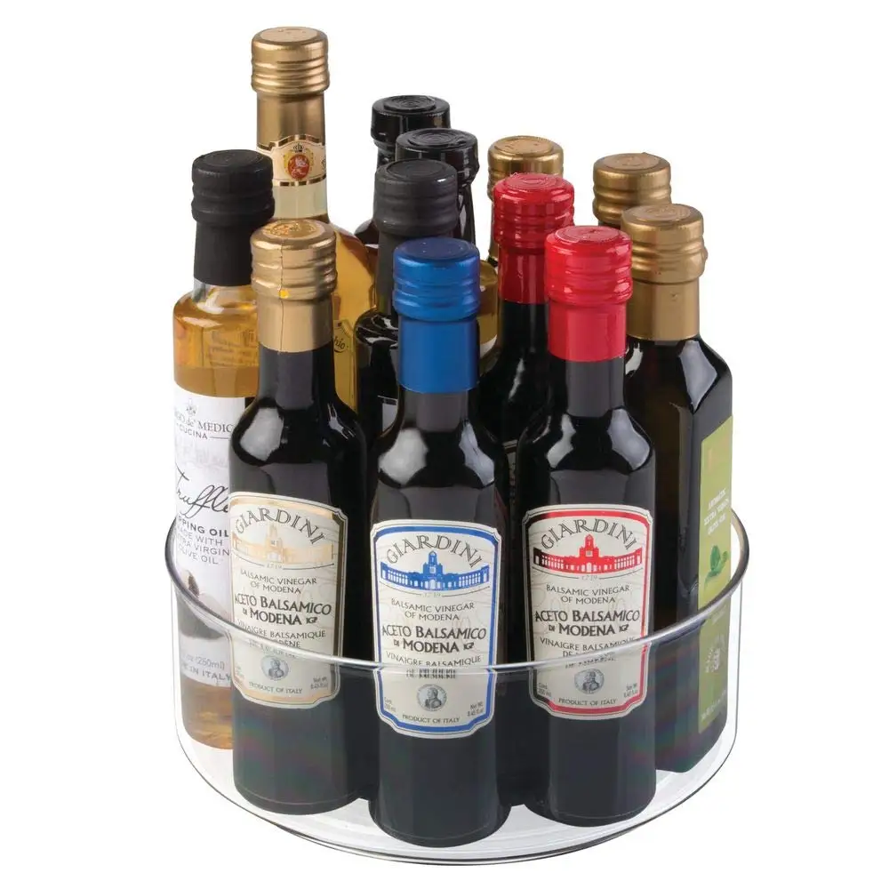 Plastic kitchen spinning food storage lazy susan turntable plastic,lazy susan for cabinet