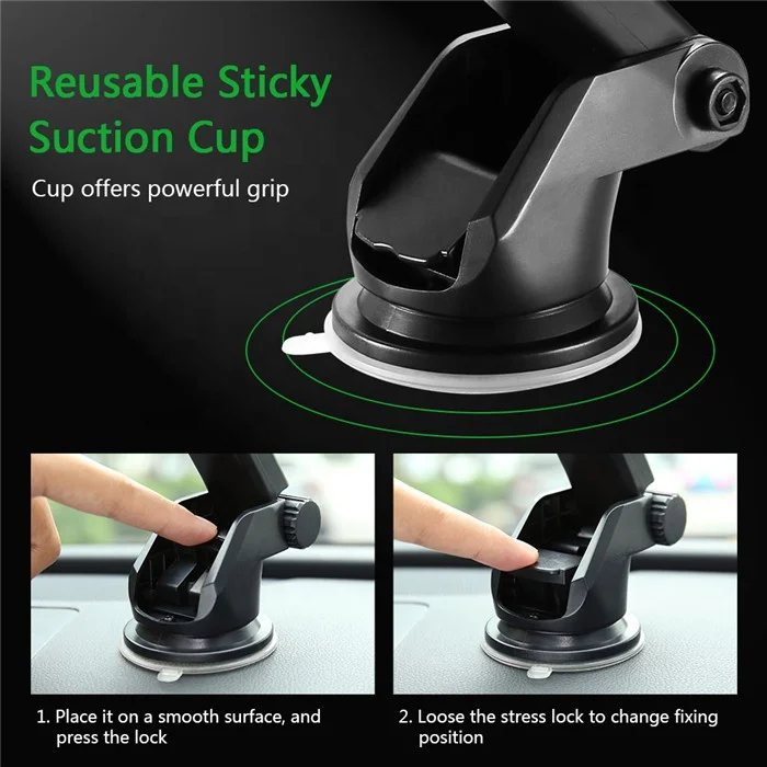Windshield Gravity Sucker Car Phone Holder