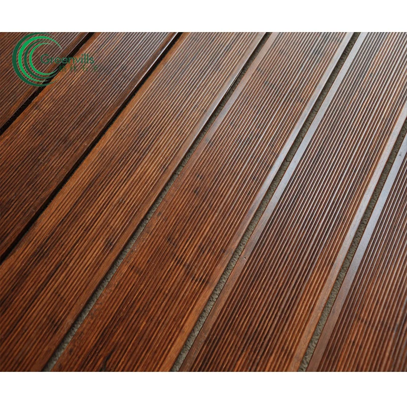 
Eco Forest Outdoor Carbonized Solid Cheap 20mm Strand Woven Bamboo Flooring Decking Price 