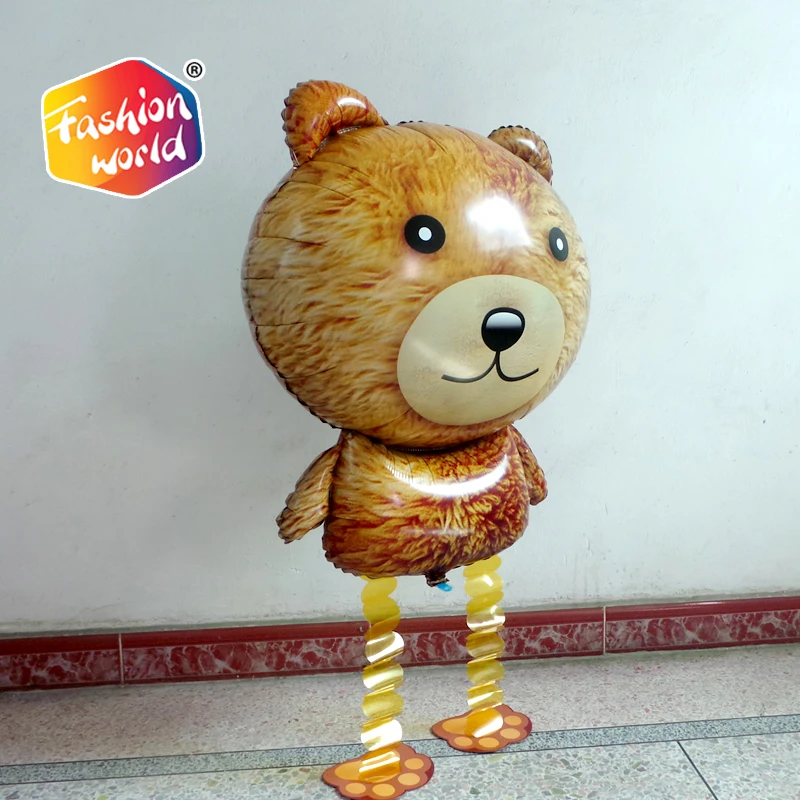 Walking Animals Foil Balloon Cute Pet teddy bear Aluminium foil balloon Children Classic Toy Walking Pet Balloons