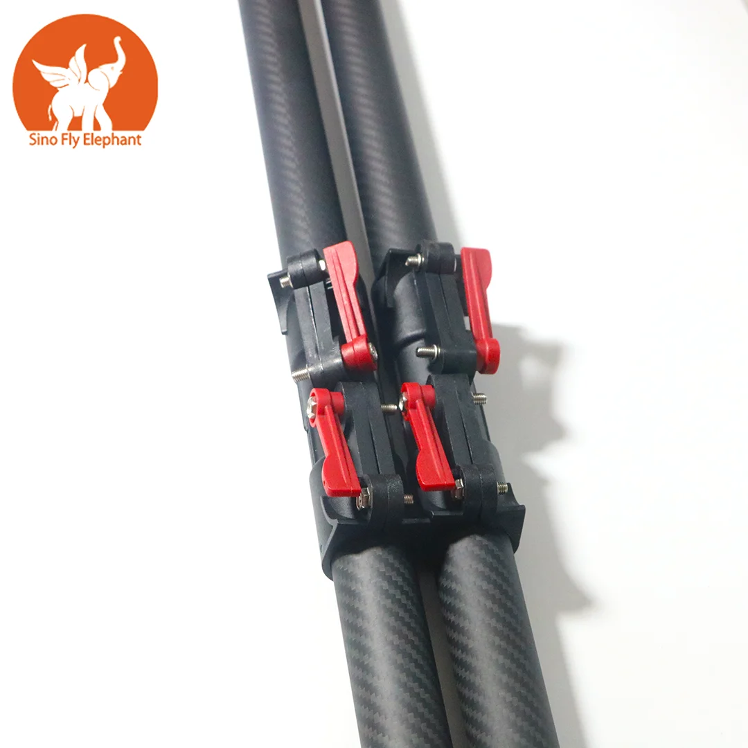 manufacture made 15m 50ft high strength 3k Solar panel photovoltaic cleaning carbon fiber telescope poles