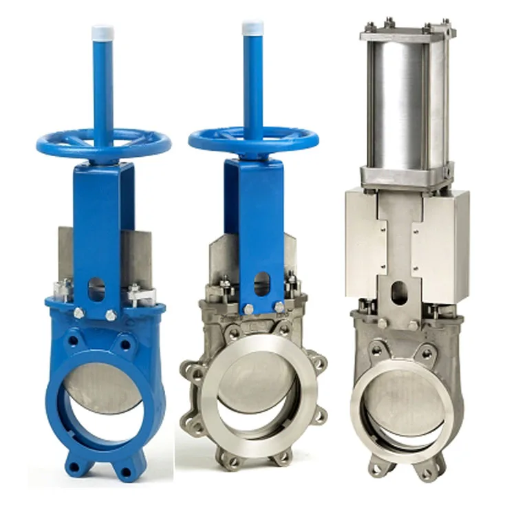 
assembly drawing soft seal EPDM 24 inch pneumatic knife gate valve 
