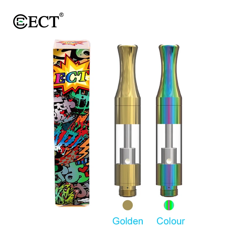 Low Price ECT Kenjoy B1 CBD vape oil Atomizer 0.5/1ml ceramic Coil glass Cartridge No Leak Tank for vape pen Battery Wholesale
