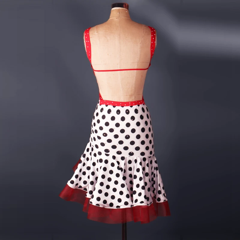 2019 Hot Sale Sexy Women Girls Performance Competition Wear Samba Latin Dance Dress
