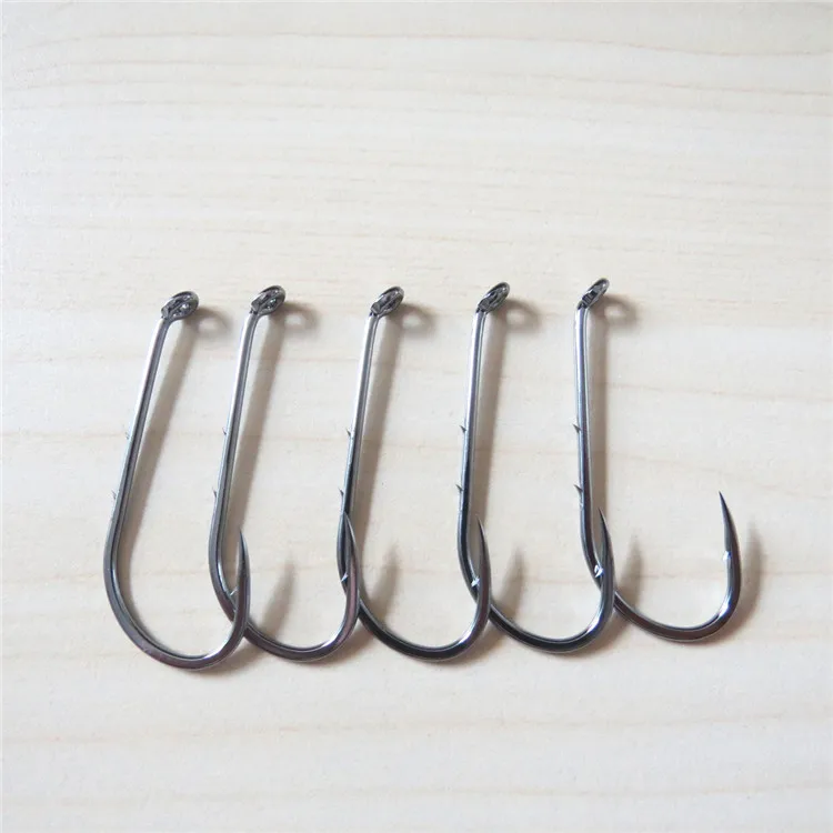 
Long shank octopus beak with ring 10# -5/0 high carbon steel china whole sale fresh salt water fishing hooks for fishing 