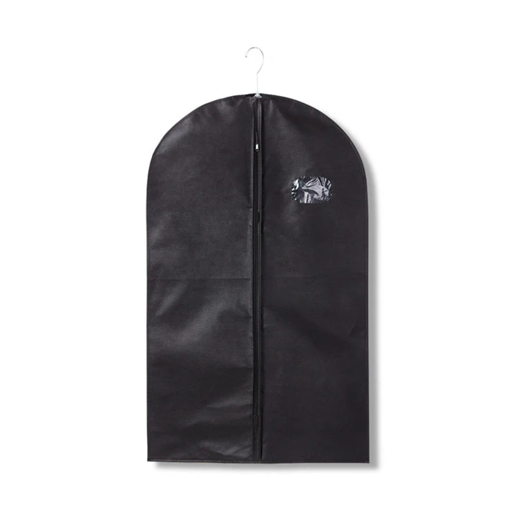 Colorful non woven garment bag with zipper