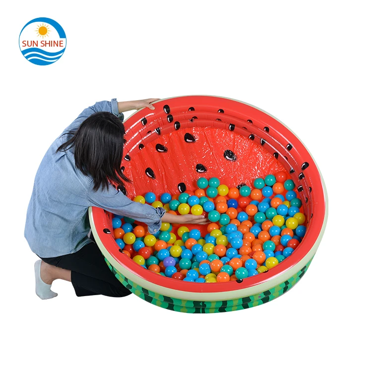 Крытый наружный детский надувной бассейн из ПВХ с 3 кольцами