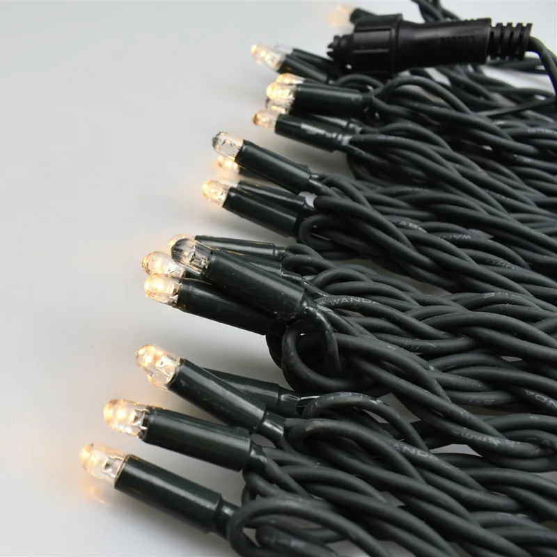 Outdoor IP67 Christmas Fairy Light Rubber Cable Bullet Glue LED String Light