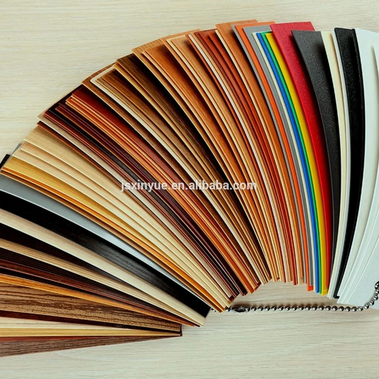 Environment protection hi-quality  plastic PVC edge banding trim for furniture accessories