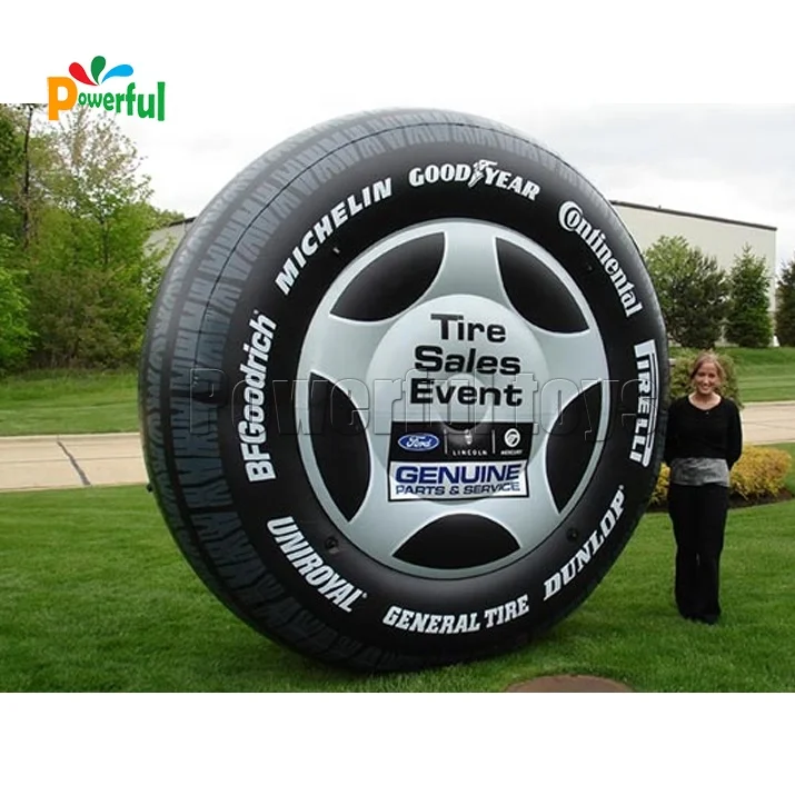 inflatable advertising giant inflatable tire blow up car tire balloon