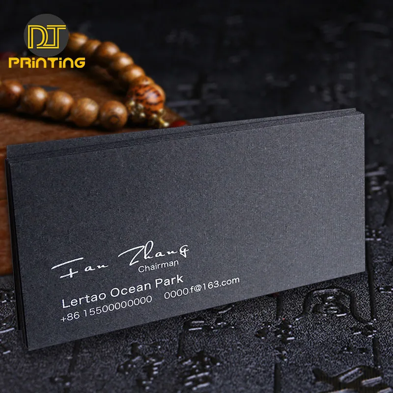 Free Design Custom Name Card Printing Cotton Paper