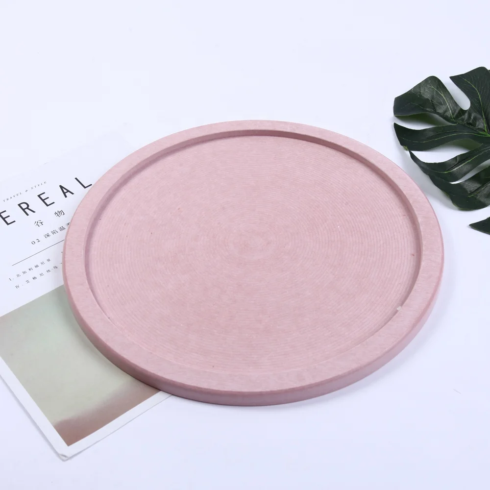 
New Trendy Water Absorbent Diatomite Round Plant Saucer 