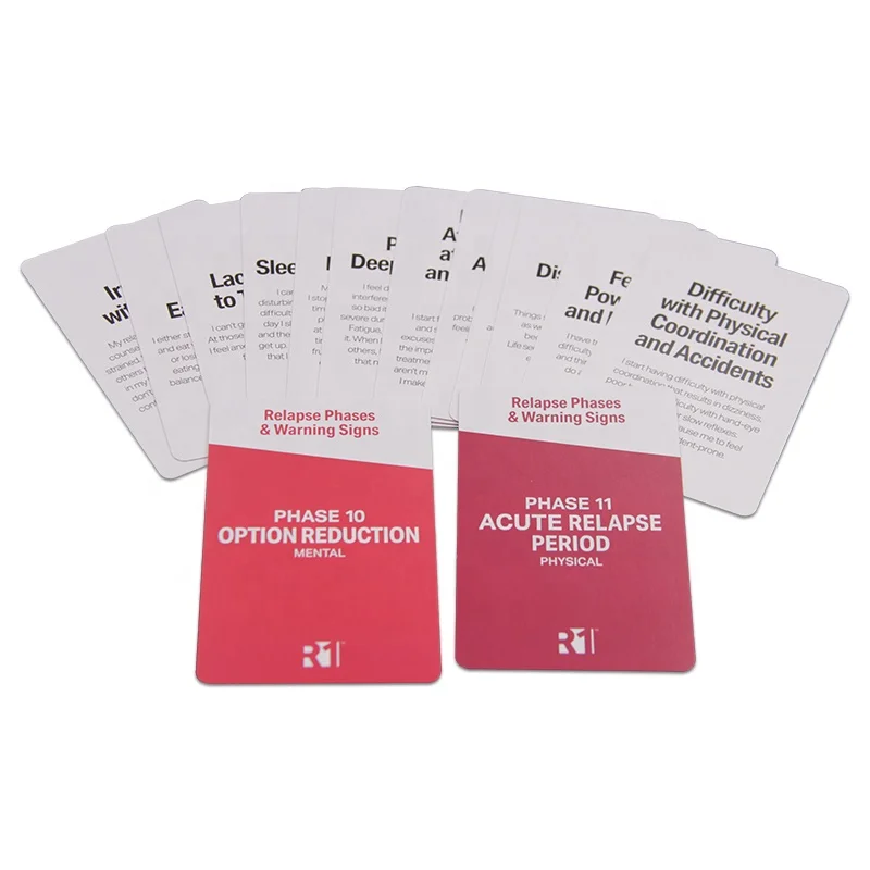 WJPC Custom Plastic Pvc Activity Flash Cards Cardboard Black History Sight Words Educational Blank Affirmation Cards Flash Card