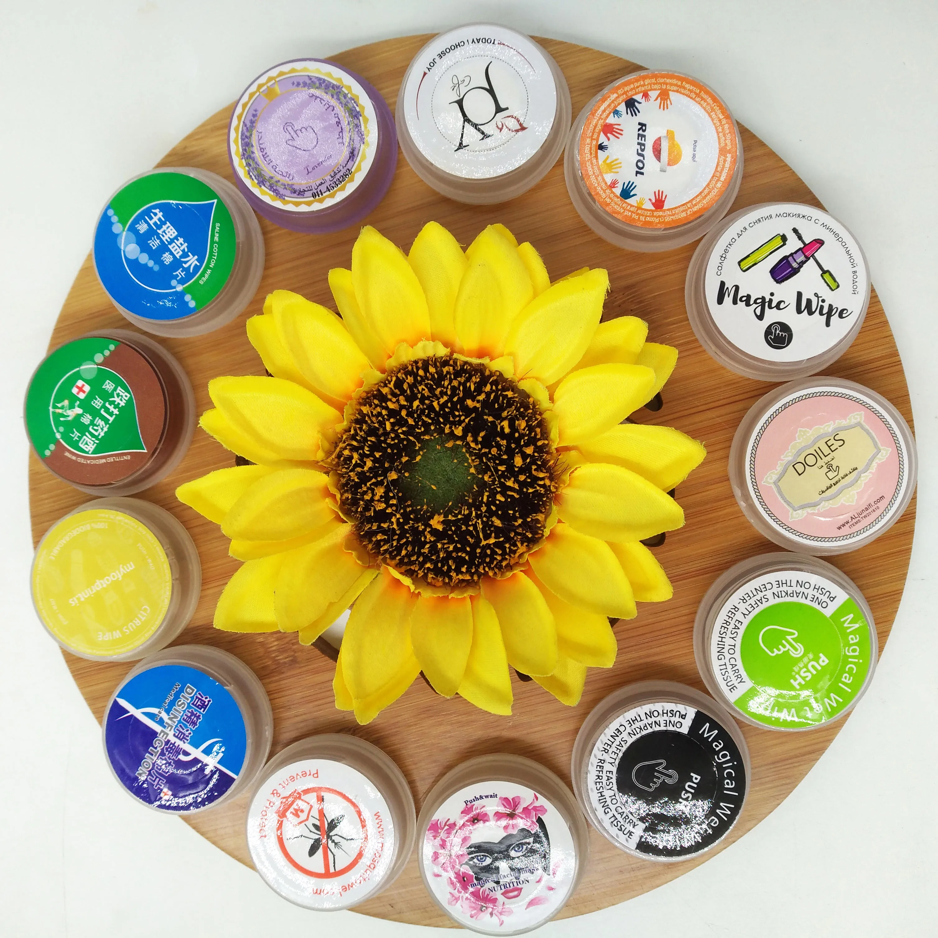 Magical Push Wet Wpes First Aid Equipment Push Wet Wipes For Home Kit