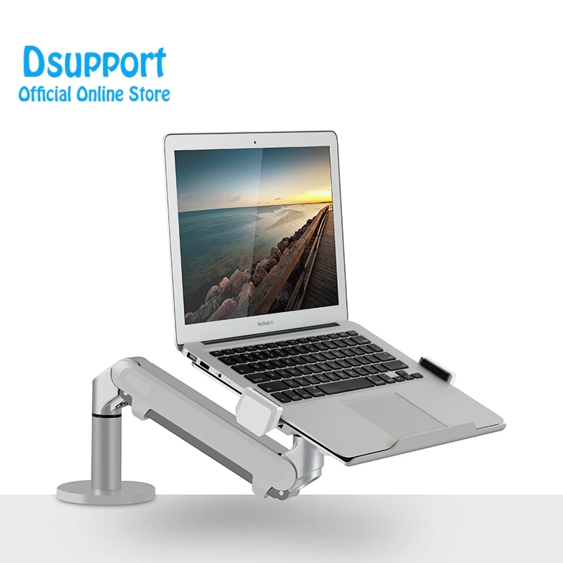 Dual use for Monitor Mount 17-32 and laptop Desk Stand OZ-2S Fully Adjustable Monitor Holder Gas Spring Monitor holder