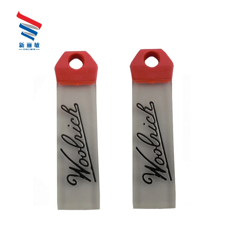 Custom Logo Printed Wholesale Soft Plastic Zipper Pull Rubber Silicone PVC Puller